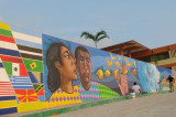Crean nuevo mural en Facultad de Idiomas en Puerto Escondido Crean nuevo mural en Facultad de Idiomas en Puerto Escondido