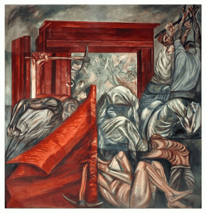 Mural José Clemente Orozco 1941 en DR. SCJN