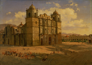 Catedral de Oaxaca por José María Velasco - commons.wikimedia.org