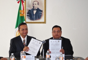 Los titulares del PJO y Cepiadet firmaron convenio de colaboración para difundir y externder la multiculturalidad en los procesos judiciales