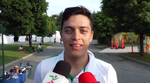 MIKE PAEZ entrevista CONADE luego de ganar Oro Panamericano