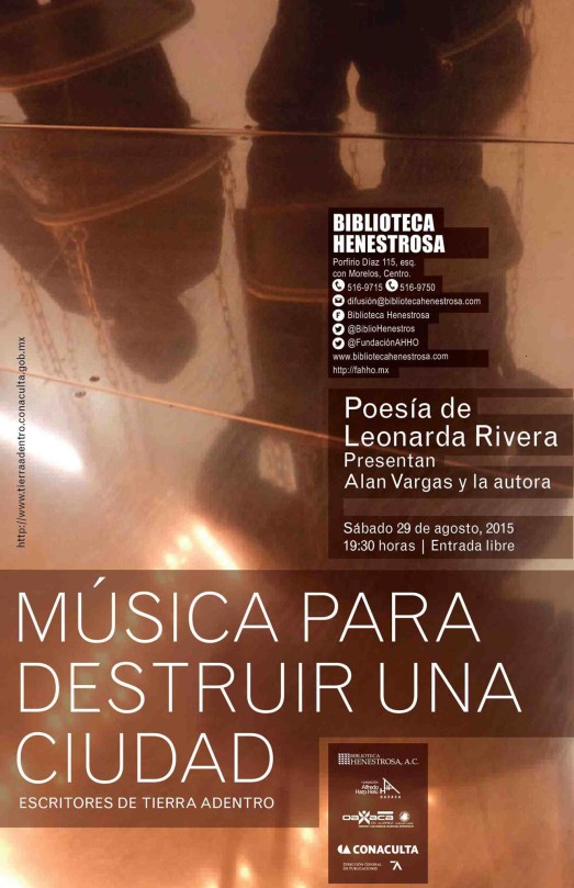 Música para destruir una ciudad por @Biblioteca Ándres Henestrosa