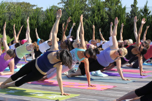 Yoga multitud