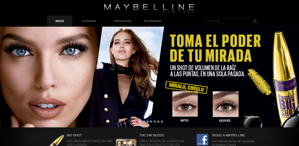 Página Oficial Maybelline