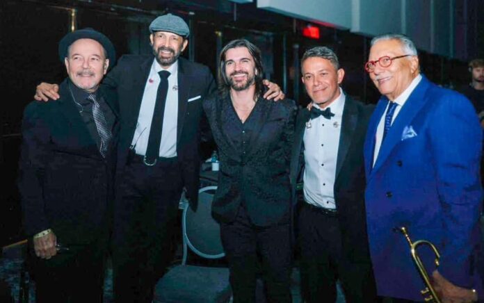 Rubén Blades, Juan Luis Guerra, Juanes, Alejandro Sanz y Arturo Sandoval.