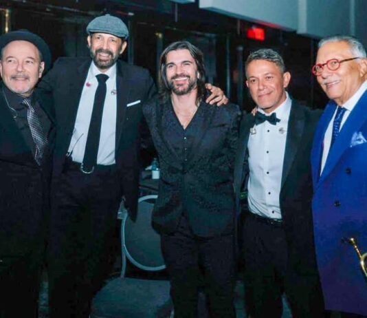 Rubén Blades, Juan Luis Guerra, Juanes, Alejandro Sanz y Arturo Sandoval.